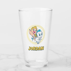 Baby Hercules Riding Pegasus Glass