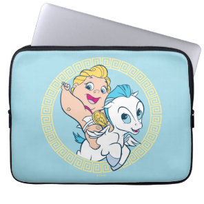 Baby Hercules Riding Pegasus Laptop Sleeve