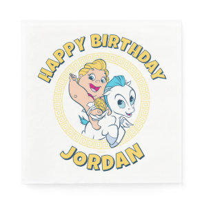 Baby Hercules Riding Pegasus Napkins