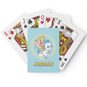 Baby Hercules Riding Pegasus Poker Cards