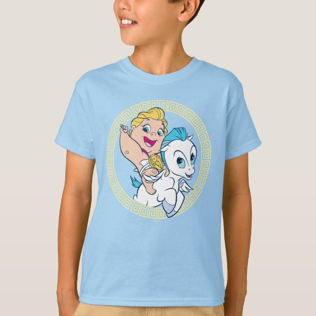 Baby Hercules Riding Pegasus T-Shirt (Front)
