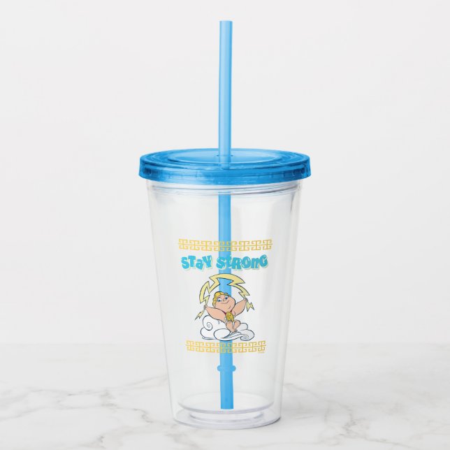 Baby Hercules - Stay Strong Acrylic Tumbler (Front)