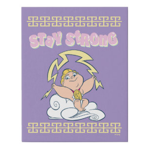 Baby Hercules - Stay Strong Faux Canvas Print