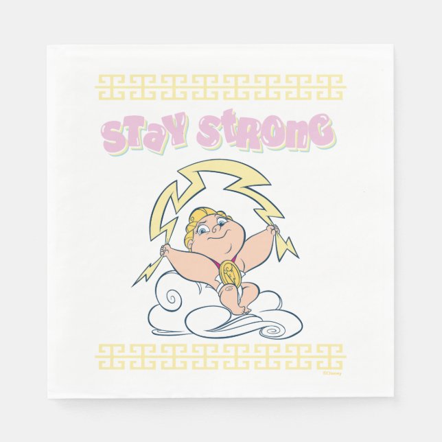 Baby Hercules - Stay Strong Napkins (Front)