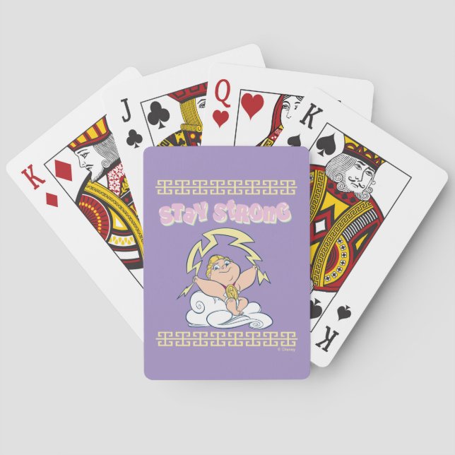 Baby Hercules - Stay Strong Poker Cards (Back)