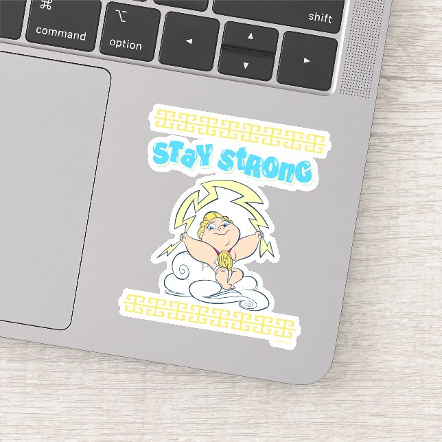 Baby Hercules - Stay Strong Sticker (Detail)