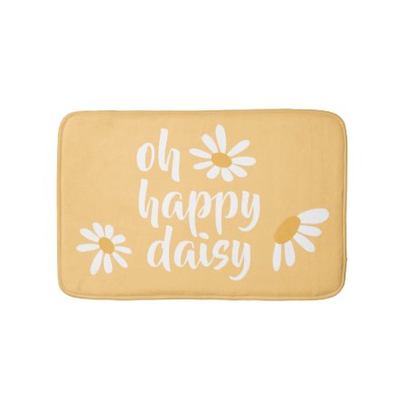 Baby Hippie Happy Daisy Bath Mat