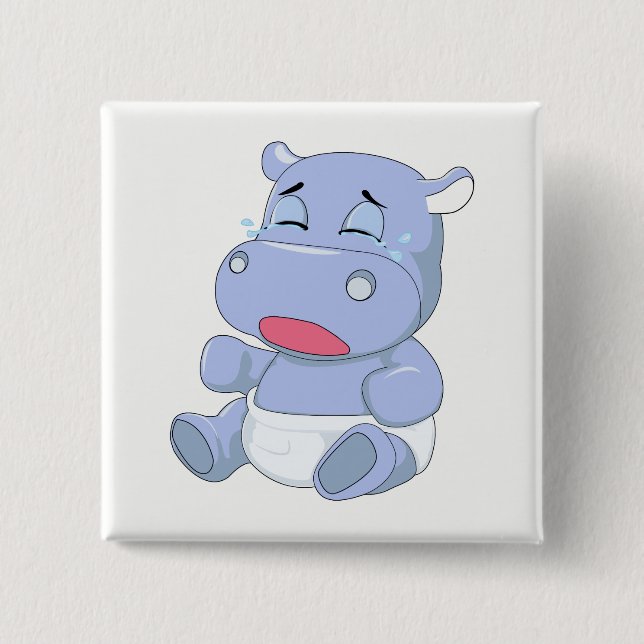 Baby Hippo Crying Button (Front)