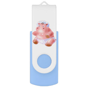 Baby Hippo Flash Drive Gift - Fun