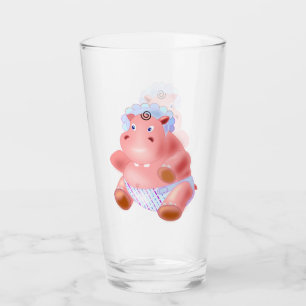 Baby Hippo Glass