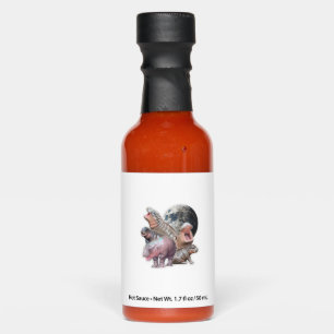 Baby Hippo Moo Deng Tank Top_3 Hot Sauces