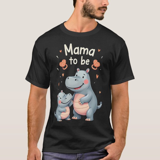 Baby Hippo Moo Deng Tee (Front)