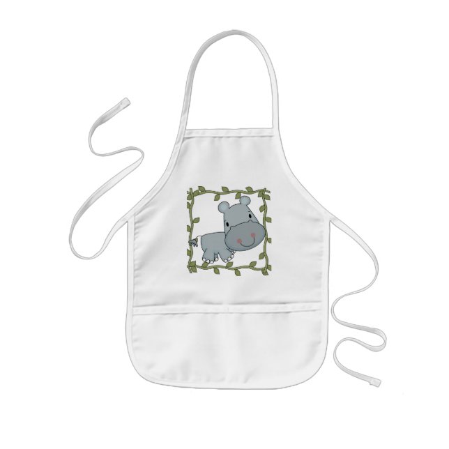 Baby Hippo T-shirts and Gifts Kids' Apron (Front)