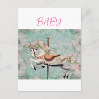 Baby holiday postcard