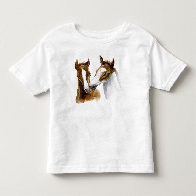 Baby Horses Toddler T-shirt (Front)