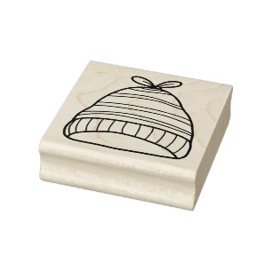 Baby Hospital Hat Rubber Stamp