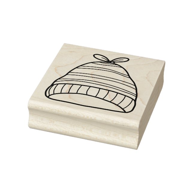 Baby Hospital Hat Rubber Stamp (Stamp)