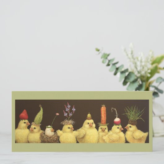 Baby Huey hosts the peep festival flat card (Standing Front)