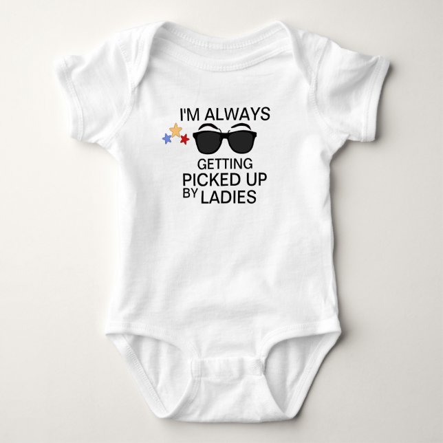 Baby Humor - Baby Jersey Bodysuit (Front)