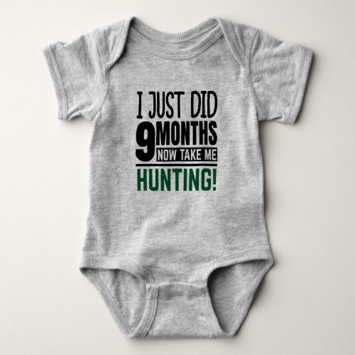 Baby Hunting Jersey Baby Bodysuit