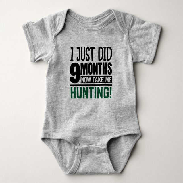 Baby Hunting Jersey Baby Bodysuit (Front)