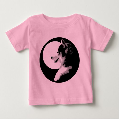 Baby Husky Shirt Toddler Dog Tee Shirts