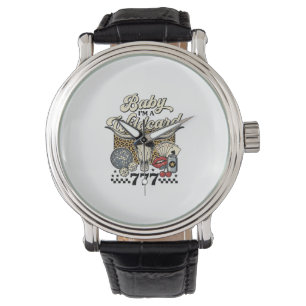 Baby Im a Wildcard Vintage Western Casino Shirt Watch