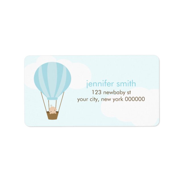 Baby in a Balloon Label (Front)