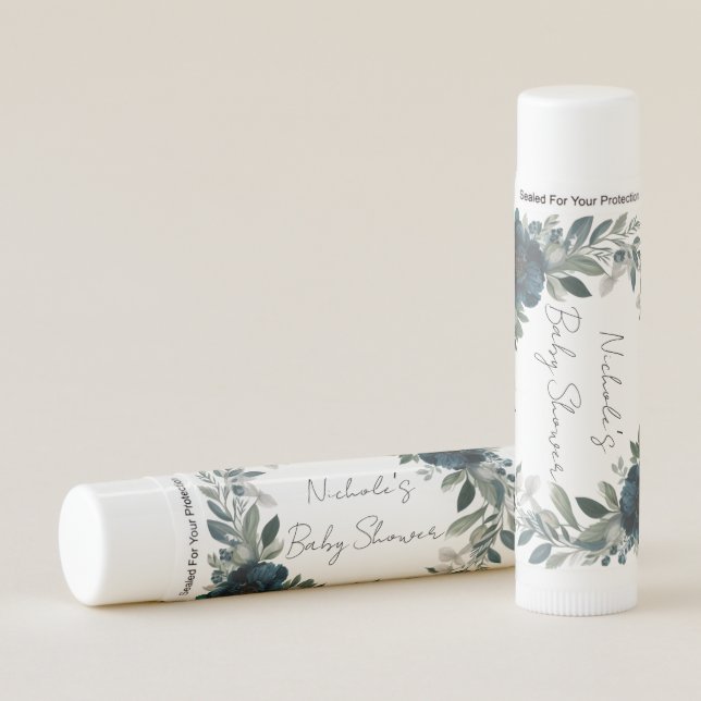 Baby In Bloom: A Garden-inspired Baby Shower Lip Balm (Front)