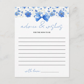 Baby in Bloom Advice & Wishes for Baby Card