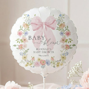 Baby in Bloom Baby Shower Balloon