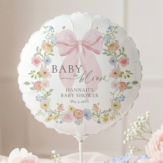 Baby in Bloom Baby Shower Balloon (Creator Uploaded)