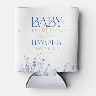 Baby in Bloom baby shower can sleeve cooler
