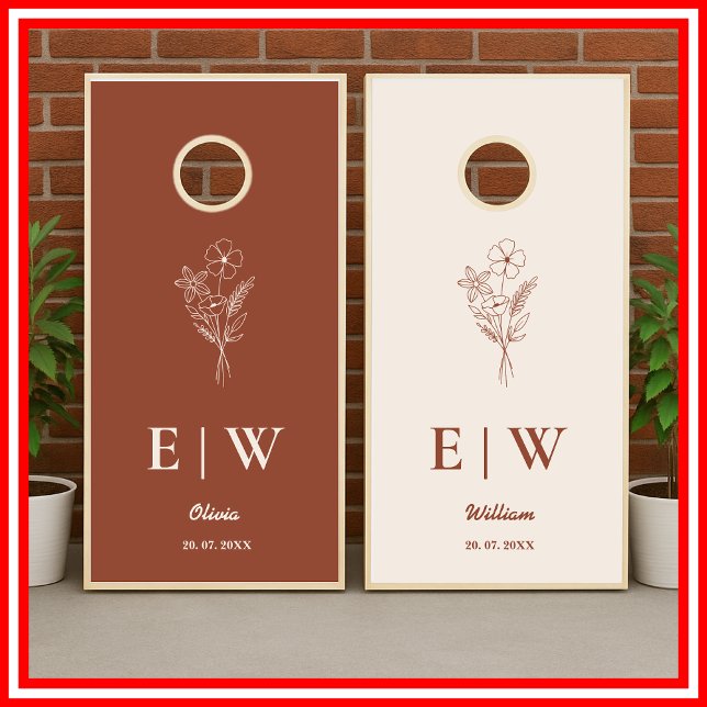 Baby in Bloom Baby Shower Cornhole Set (Creator Uploaded)
