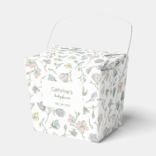 Baby in Bloom Baby Shower Gender Neutral Favor Boxes