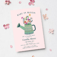 Baby in Bloom Baby Shower Invitation