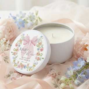 Baby in Bloom Baby Shower Mini Candle Favors
