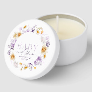 Baby in Bloom Baby Shower Mini Candle Favors