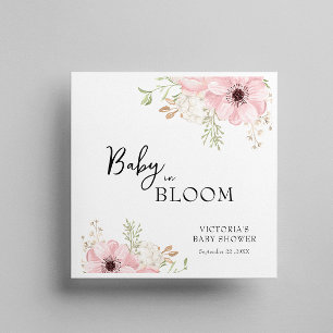  Baby in Bloom Baby Shower Napkins