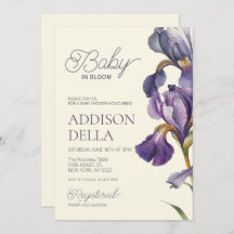 Baby In Bloom Baby Shower Spring summer floral
