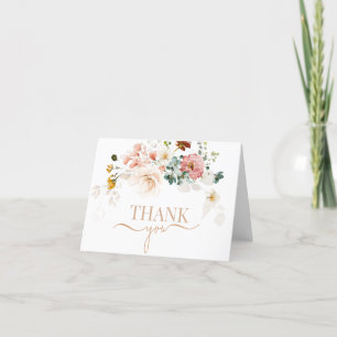 Baby in bloom Baby Shower Thank You Card