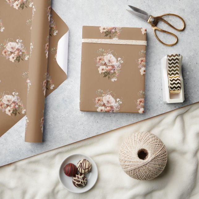 Baby in Bloom Baby Shower  Wrapping Paper (Crafts)