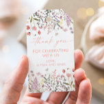 Baby In Bloom Boho Wildflower Baby Shower Gift Tags<br><div class="desc">This elegant design features my hand painted watercolor florals in muted pastel colors.</div>