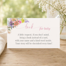 Baby in Bloom Book for Baby Enclosure Card