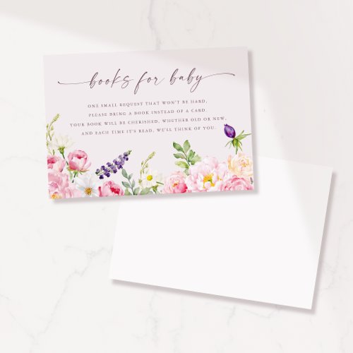 Baby in Bloom Books for Baby Card