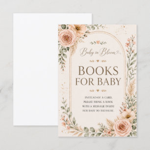 Baby in Bloom Books for Baby Insert Card