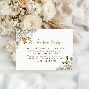 Baby in Bloom Books for Baby Request Card Floral