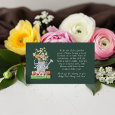 Baby in Bloom Books For Baby Summer Floral Garden Enclosure Card