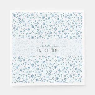 Baby in Bloom boy baby shower  Napkins