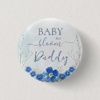 Baby in Bloom Boy Blue Floral Shower Daddy